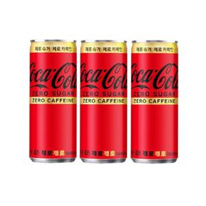 코카콜라 제로제로 카페인 250ml x 60캔