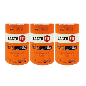 종근당 락토핏 코어맥스 60포 x 3통 6개월분 생유산균 프로바이오틱스 코어 업그레이트 보장균 증가