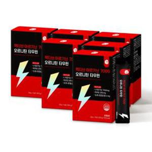 올바른 액티브 아르기닌 7000 오르니틴 타우린 6박스(총 90포) 고함량 L아르기닌 7000mg 아르지닌