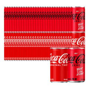 코카콜라제로+코카콜라 190ml 60캔 (각 30캔)