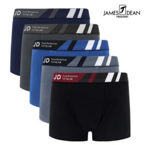 (5종세트) 제임스딘 남자팬티 드로즈 JD 부드러운 네이처패브릭 천연소재 남성속옷 (95~110)
