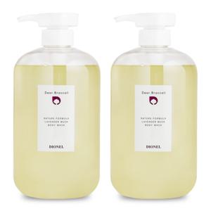 디오넬 향오래가는 노인냄새제거 노네랄 천연 향기좋은 약산성 향수 바디워시 라벤더 머스크 1000ml 2개