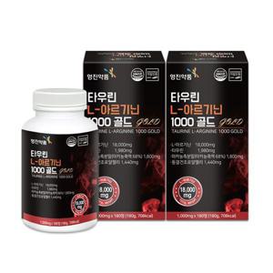 영진약품 타우린 L-아르기닌 1000골드 1000mg 180정 2개