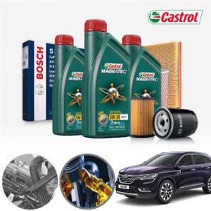 QM6 2.0 디젤 엔진오일세트 캐스트롤 마그네틱 5W30 8L