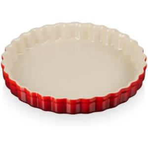 르크루제 스톤웨어 타르트 접시 28cm 체리레드