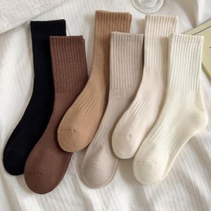 여성 중목 기모 겨울양말 10켤레 세트 보온 골지 수족냉증 임산부 무압박 여자 양말 OFS-DMSCK02