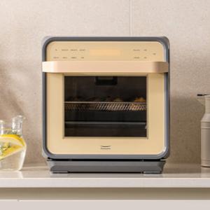 편백찜기 증정) 풀무원 스팀쿡 플러스 15L 로티세리 에어프라이어 옐로우/그레이 AV15D11W