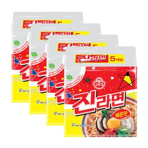오뚜기 진라면 매운맛 20입 (5입 x 4개) /멀티팩