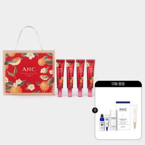 AHC 프리미어 앰플 아이크림 포 페이스 오렌지블라썸 에디션 40ml 4개 (증정) 디럭스키트+멜라루트크림 10ml