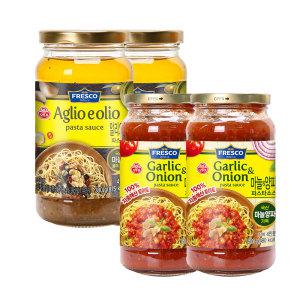 프레스코파스타소스 알리오올리오 380G 2개 + 마늘양파 600G 2개