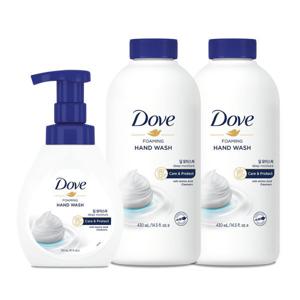 도브 포밍 핸드워시 딥너리싱 본품 240ml 1개 + 리필 430ml 2개