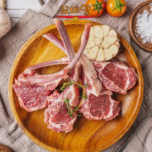 돌핀양갈비 꼬미양 양고기 프렌치랙 베이비 500g+양갈비 소스3종