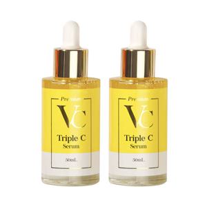 닥터메디엠 비타민 C 세럼50ml X2개+물티슈/잡티 기미 지우개/미백 주름개선/에센스/앰플/28년01월까지