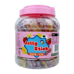 젤리코 진진 젤리스틱 1 254g 대용량 우뭇가사리 과일맛 젤리 어린이 간식