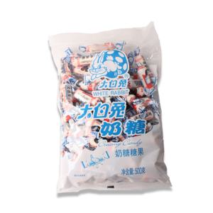 따바이투 상하이 토끼캔디 500g / 오리지널 밀크 카라멜 중국사탕 누가 유가