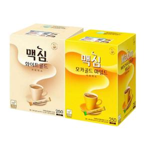 동서 맥심 모카골드 마일드 250T 화이트골드 선택 커피 사무실 자판기 커피믹스