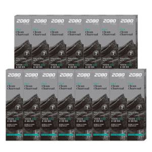 2080 블랙치약 차콜 프레쉬민트 숯치약 125g 15개