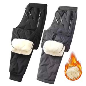 남자 여성 겨울 작업복 방수 등산복 등산바지 기모 양털 패딩바지