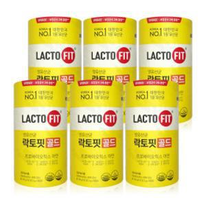 종근당건강 락토핏 골드 2g x 50포 x 6통 프로바이오틱스 아연 WY