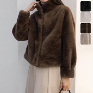 키첼 바니오 크롭 퍼 자켓