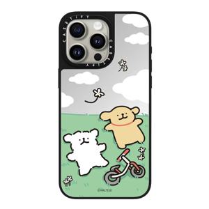 케이스티파이 강아지 말티즈 리트리버 거울 폰케이스 실버 미러 블랙 범퍼 맥세이프 O  아이폰16