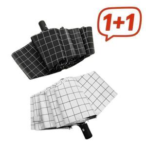 (1+1) 슬기로운 우산 생활 베이직 자동 3단 과일 접이식 우양산 양산 우산 하이브리드 경량 우산 준비해요~