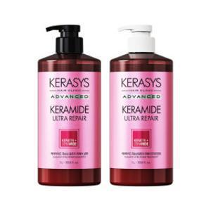 케라시스 케라마이드 극손상/반곱슬 2종 샴푸/트리트먼트 1L 2개