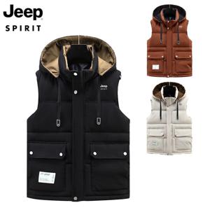 지프 JEEP SPIRIT 아웃도어 패딩조끼 겨울  다기능 패딩조끼