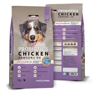 파미데이즈 프로바이오틱스 치킨 대용량 강아지 사료 15kg