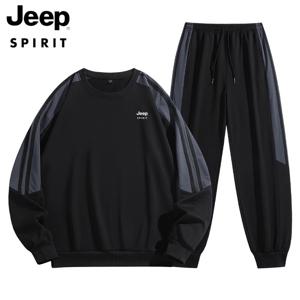 지프 JEEP SPIRIT 2025 맨투맨 트레이닝 세트 패션 남성 세트