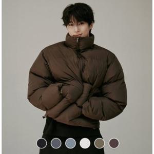 [백화점][지오다노]남성 목넥 숏기장 패딩 푸파 075926