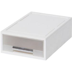 화인 화이트 스텝 서랍박스 27cm 1호 1단 창신리빙