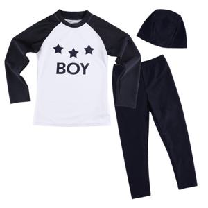 [아이스샌드(아동)]아동 래쉬가드 플랩캡 SET / BR-7718