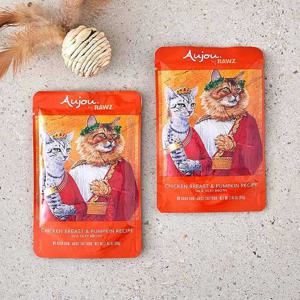 오쥬 바이 로우즈 치킨가슴살&호박 파우치 69g 고양이 사료 고양이 사료
