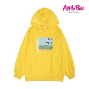 [애플핑크][애플핑크] 전사 박시 후드티 (APK8Q110GS)