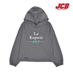 [JCB][JCB] 레터링 크롭 후드티 (JBK8Q147GS)