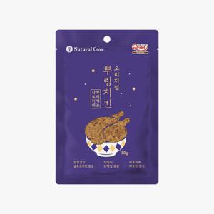 네츄럴코어 뿌링치킨 오리지널 30g 강아지 간식