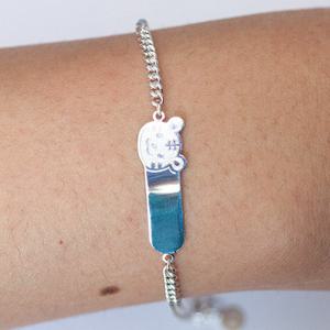 르클레보 아기호랑이2 미아방지 실버팔찌 SB9406