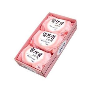 손세정 알뜨랑 비누 핑크 140g 3개입 세수비누 화장비누