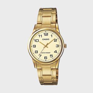 CASIO 카시오 MTP-V001G-9B 남성시계 심플 메탈 손목시계