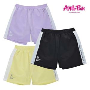 [애플핑크][애플핑크] 3부 배색 트레이닝 팬츠 (APP0Q302GS)