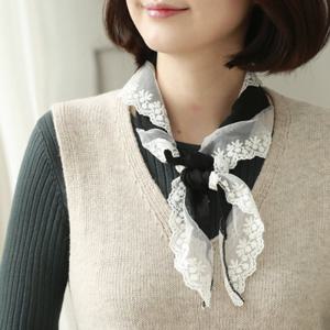 [웬디즈갤러리][웬디즈갤러리]삼각 레이스 스카프 WMP001