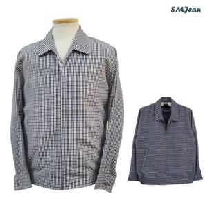 SMJ1150 어르신 카라 점퍼 중년 남성 린넨st. 점퍼 여름 점퍼