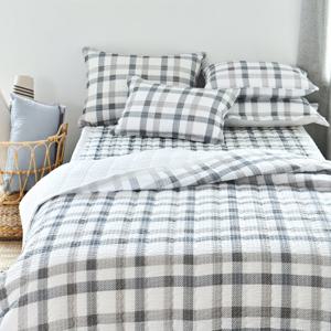 마이체크 시어서커 여름이불+베개커버 베개세트 Q퀸