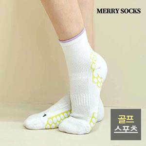 [메리삭스] 여성 골프 땀흡수 쿠션양말 2족 세트/무료배송