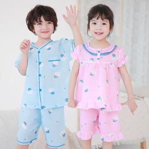 [토토와모모]국산/ 아동 잠옷 유아 파자마 남아 여아 여름 면 T동글이(CP면)