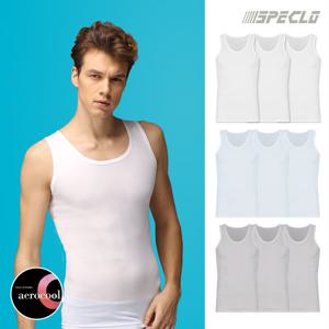 [흡습속건]에어로쿨 남성런닝 남자나시 3종세트