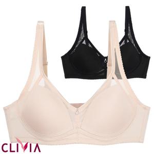 크리비아 쾌적한 인견 노와이어 몰드브라 AB컵 cbr1787