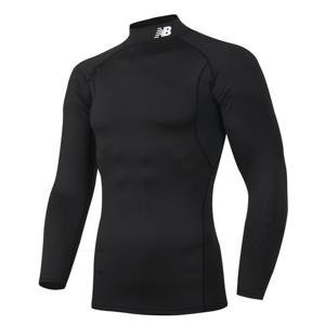 [NEWBALANCE] NBD4CB1220 하프넥 암 로고 긴팔언더셔츠(블랙)