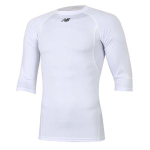 [NEWBALANCE] NBD4CB1225 암 로고 7부 언더셔츠 (화이트)